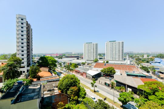 Vista da Varanda de apartamento à venda com 1 quarto, 40m² em Centro, Guarulhos