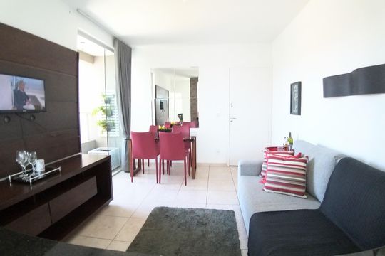 Sala de kitnet/studio à venda com 2 quartos, 53m² em Castelo, Belo Horizonte