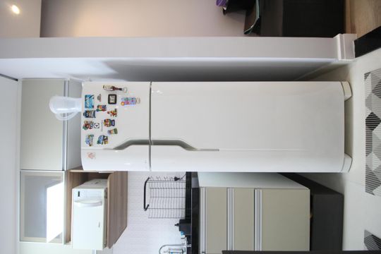 Cozinha de apartamento para alugar com 2 quartos, 41m² em Parque Arariba, São Paulo