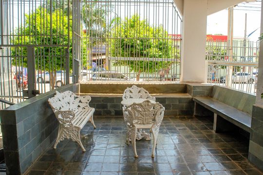 Hall de entrada de apartamento à venda com 2 quartos, 98m² em Setor Central, Goiânia