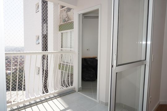 Varanda da Sala de apartamento para alugar com 3 quartos, 82m² em Jardim Branca Flor, Embu das Artes