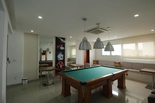 Área comum de apartamento para alugar com 2 quartos, 77m² em Pompéia, Santos
