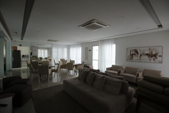 Área comum de apartamento para alugar com 2 quartos, 77m² em Pompéia, Santos