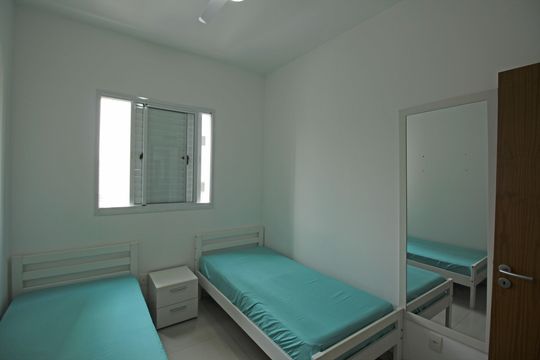 Quarto 1 de apartamento para alugar com 2 quartos, 77m² em Pompéia, Santos