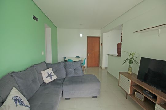 Sala de apartamento para alugar com 2 quartos, 77m² em Pompéia, Santos