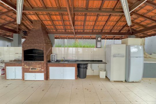 Área comum - Churrasqueira de apartamento para alugar com 2 quartos, 57m² em Jardim Bom Clima, Guarulhos