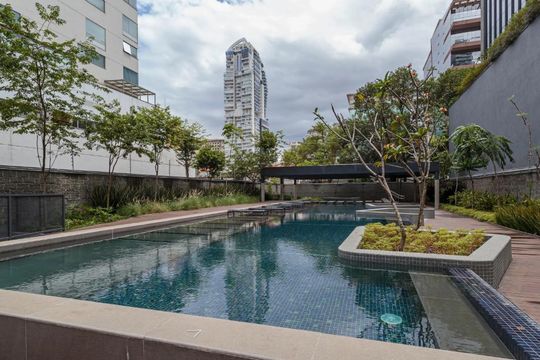 Área comum de kitnet/studio para alugar com 1 quarto, 42m² em Vila Olímpia, São Paulo