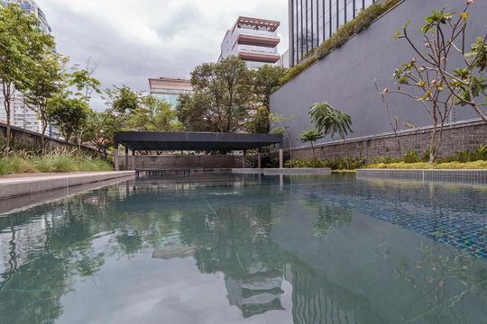 Área comum de kitnet/studio para alugar com 1 quarto, 42m² em Vila Olímpia, São Paulo