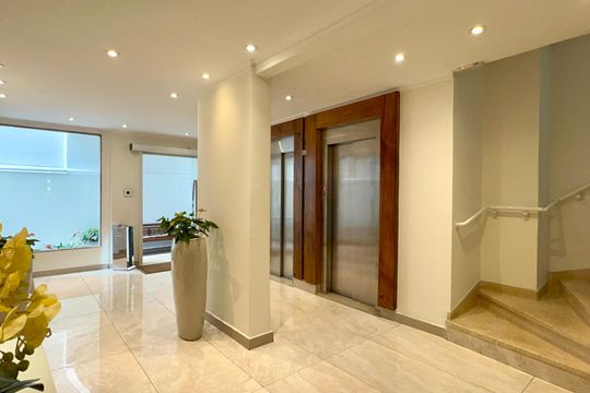 Hall de entrada de kitnet/studio para alugar com 1 quarto, 35m² em Jardim Paulista, São Paulo