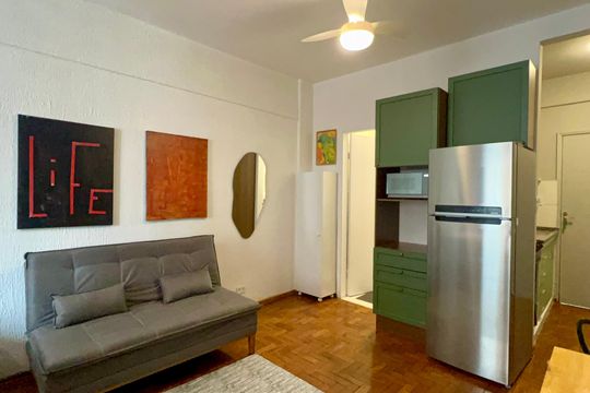Studio de kitnet/studio para alugar com 1 quarto, 35m² em Jardim Paulista, São Paulo