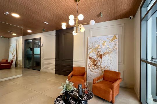 Hall de entrada de apartamento para alugar com 1 quarto, 31m² em Jardim Paulista, São Paulo