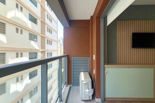 Varanda de apartamento para alugar com 1 quarto, 31m² em Jardim Paulista, São Paulo