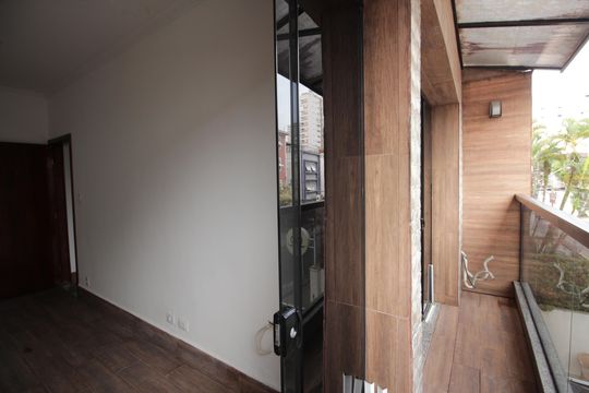 Varanda do Quarto 1 de casa para alugar com 2 quartos, 120m² em Gonzaga, Santos