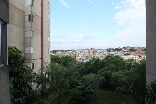 Vista da Varanda de apartamento à venda com 2 quartos, 56m² em Jardim Salete, Taboão da Serra