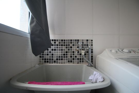 Área de Serviço de apartamento à venda com 2 quartos, 56m² em Jardim Salete, Taboão da Serra