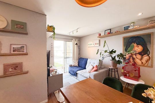 Sala de apartamento à venda com 2 quartos, 58m² em Freguesia do Ó, São Paulo