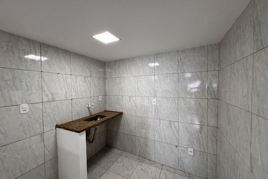 Cozinha de casa para alugar com 1 quarto, 58m² em Recreio dos Bandeirantes, Rio de Janeiro