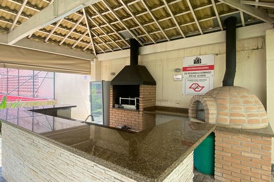 Área comum - Churrasqueira de apartamento para alugar com 2 quartos, 54m² em Presidente Altino, Osasco