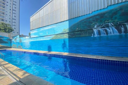 Área comum - Piscina de apartamento para alugar com 2 quartos, 54m² em Presidente Altino, Osasco