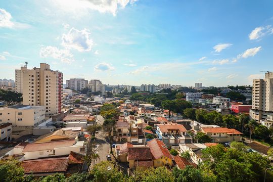 Vista da varanda da sala de apartamento à venda com 3 quartos, 65m² em Jardim Vazani, São Paulo