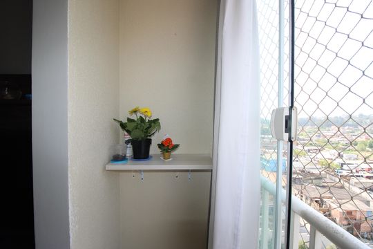 Varanda da Sala de apartamento à venda com 2 quartos, 43m² em Jardim Sao Pedro, São Paulo