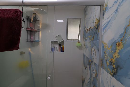 Banheiro de apartamento para alugar com 2 quartos, 75m² em Vila Lisboa, São Paulo