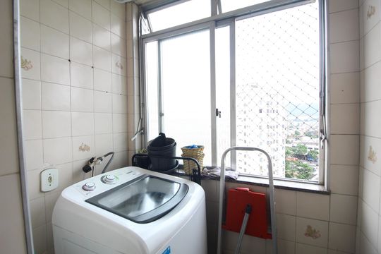 Área de Serviço de apartamento à venda com 2 quartos, 45m² em Taquara, Rio de Janeiro