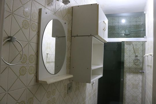 Banheiro de apartamento para alugar com 1 quarto, 47m² em Perdizes, São Paulo