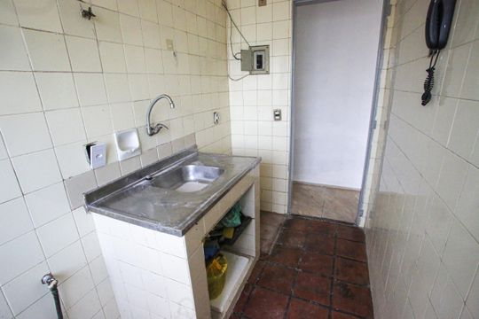 Cozinha de apartamento à venda com 2 quartos, 47m² em Pechincha, Rio de Janeiro