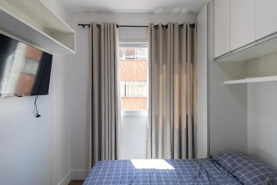 Quarto Suite de apartamento para alugar com 1 quarto, 32m² em Rebouças, Curitiba