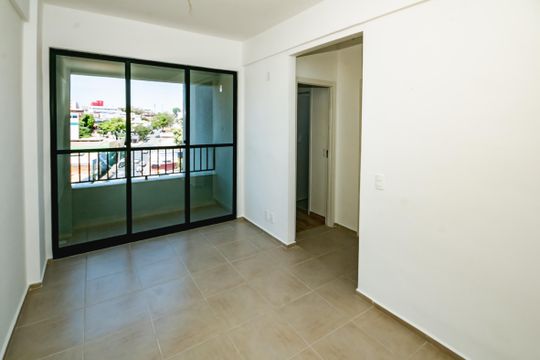 Sala de apartamento à venda com 2 quartos, 55m² em Santa Branca, Belo Horizonte
