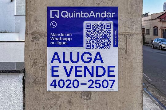 Placa Instalada na Fachada de kitnet/studio à venda com 1 quarto, 52m² em Santa Terezinha, Santo André