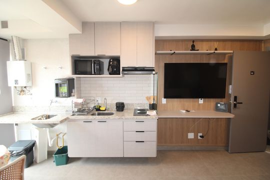 Studio de kitnet/studio para alugar com 1 quarto, 25m² em Vila Dom Pedro Ii, São Paulo