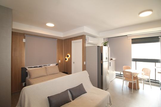 Studio de kitnet/studio para alugar com 1 quarto, 25m² em Vila Dom Pedro Ii, São Paulo