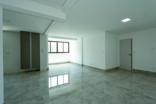 Sala de apartamento para alugar com 3 quartos, 108m² em Buritis, Belo Horizonte