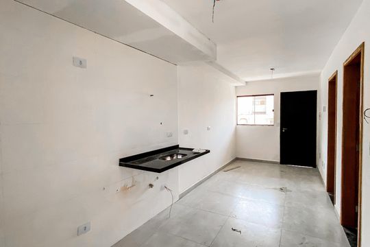 Sala/cozinha de apartamento à venda com 2 quartos, 38m² em Jardim Nordeste, São Paulo