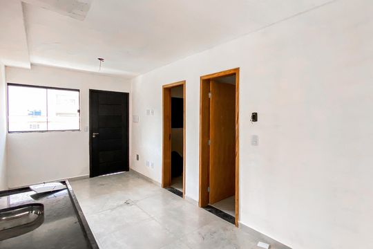 Sala/cozinha de apartamento à venda com 2 quartos, 38m² em Jardim Nordeste, São Paulo