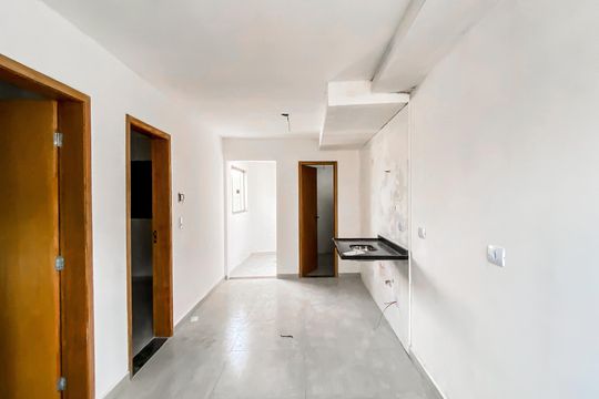 Sala/cozinha de apartamento à venda com 2 quartos, 38m² em Jardim Nordeste, São Paulo