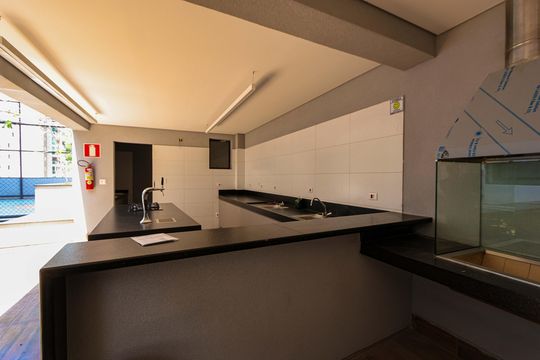 Área comum - Churrasqueira de apartamento para alugar com 3 quartos, 108m² em Buritis, Belo Horizonte