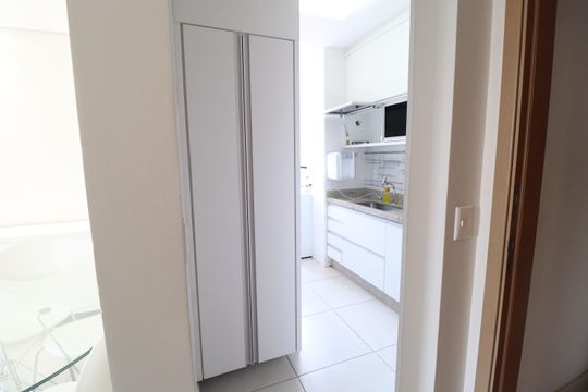 Cozinha de apartamento para alugar com 2 quartos, 58m² em Centro, Uberlândia