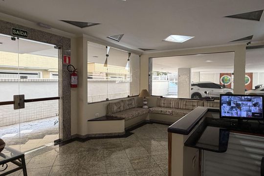 Área comum de apartamento para alugar com 2 quartos, 124m² em Gonzaga, Santos