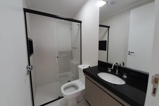 Banheiro 1 de apartamento à venda com 2 quartos, 62m² em Jardim, Santo André
