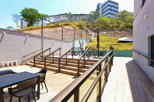 Área comum de apartamento para alugar com 2 quartos, 85m² em Buritis, Belo Horizonte