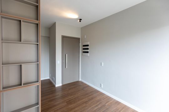 Sala de apartamento para alugar com 1 quarto, 52m² em Bosque, Campinas