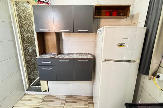 Cozinha de casa à venda com 2 quartos, 36m² em Cidade São Jorge, Santo André