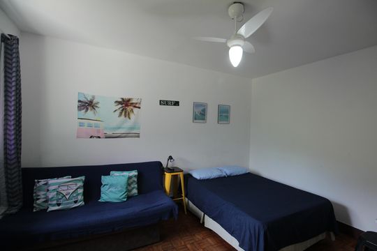 Sala/Quarto de kitnet/studio para alugar com 1 quarto, 40m² em José Menino, Santos