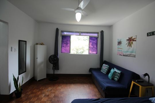 Sala/Quarto de kitnet/studio para alugar com 1 quarto, 40m² em José Menino, Santos