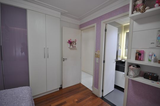 Suíte 2 de apartamento à venda com 2 quartos, 96m² em Vila Leonor, São Paulo