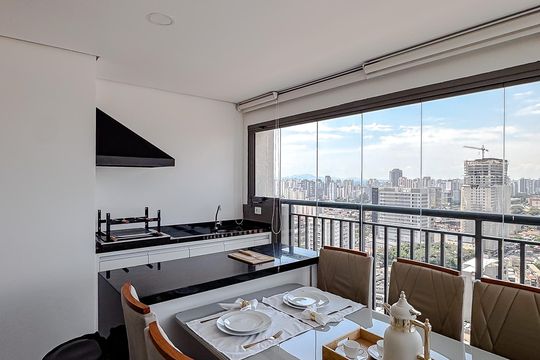 Varanda de apartamento para alugar com 3 quartos, 90m² em Quarta Parada, São Paulo