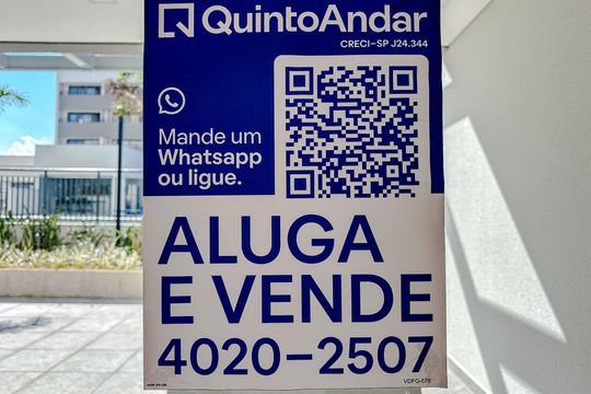 Placa de apartamento para alugar com 3 quartos, 90m² em Quarta Parada, São Paulo